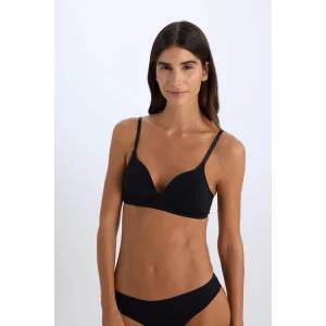 Defacto X9027 Siyah Pamuklu Comfort Pedli Bra-Fall in Love