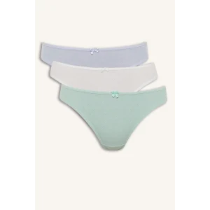 Defacto E4949 Yeşil 3lü Brazilian Külot-Fall in Love