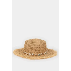 Defacto N4408 Bej Kadın Hasır Şapka