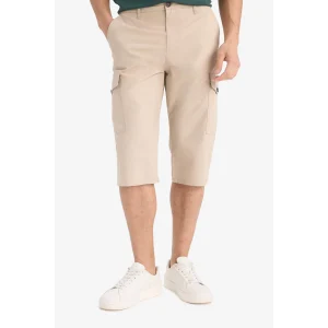 Defacto E5363 Bej %100 Pamuk Regular Fit Kapri