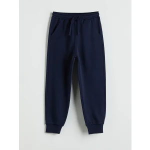 LCW Kids Lacivert Beli Lastikli Erkek Çocuk Kalın Jogger Eşofman Altı