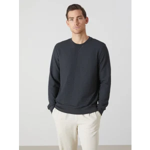 LCWAIKIKI Classic Antrasit Bisiklet Yaka Uzun Kollu Erkek Sweatshirt