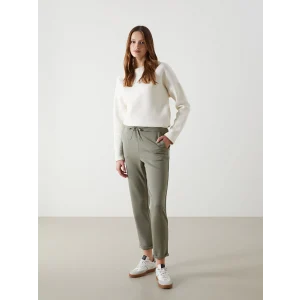 LCW Modest Yeşil Beli Lastikli Kadın Eşofman Altı