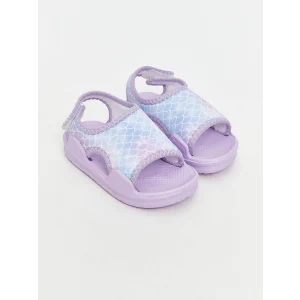 LCW STEPS Lila Cırt Cırtlı Kız Bebek Plaj Sandaleti