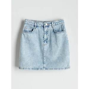 LCW Kids Mavi Beli Ayarlanabilir Lastikli Kız Çocuk Jean Etek