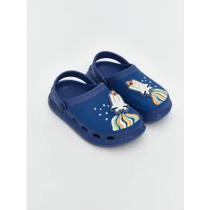 LCW STEPS Mavi Baskılı Erkek Çocuk Plaj Sandaleti