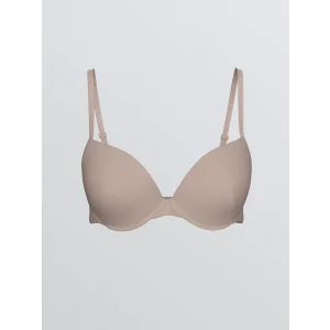 LCW DREAM Mürdüm Balenli Dolgusuz Düz Tişört Sütyen