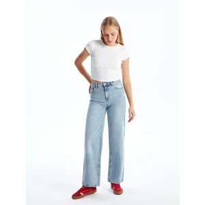 XSIDE Mavi Wideleg Kadın Jean Pantolon