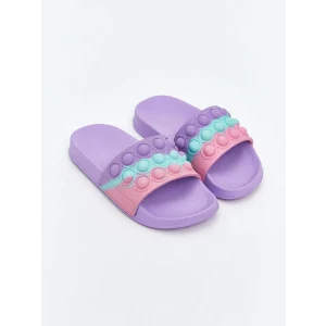 LCW STEPS Lila Tek Bantlı Pop It Terlik