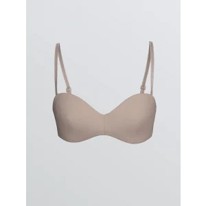 LCW DREAM Pembe Balenli Dolgusuz Düz Straplez Sütyen