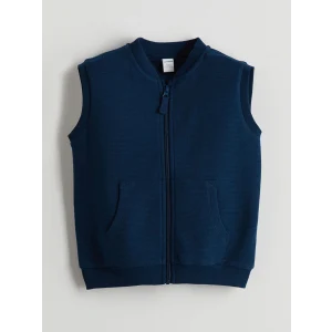 LCW Kids Lacivert V Yaka Basic Erkek Çocuk Yelek