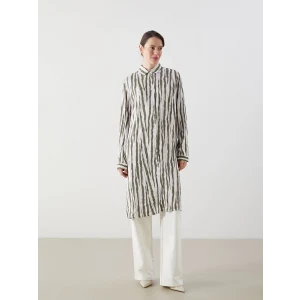 LCW Grace Haki Desenli Kadın Gömlek Tunik