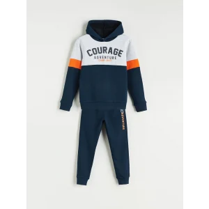 LCW Kids Lacivert Kapüşonlu Erkek Çocuk Eşofman Takım