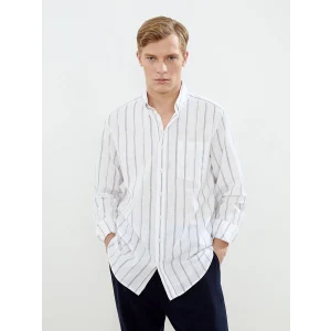 LCWAIKIKI Classic Beyaz Regular Fit Poplin Erkek Gömlek