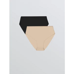 LCW DREAM Siyah Düz Bikini Külot 2li Paket