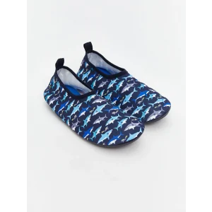 LCW STEPS Lacivert Köpek Balığı Baskılı Erkek Çocuk Deniz Ayakkabısı