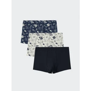 LCW Kids Lacivert Baskılı Erkek Çocuk Boxer 3lü