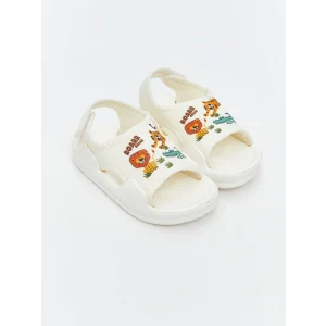 LCW STEPS Bej Hayvan Baskılı Erkek Bebek Sandalet