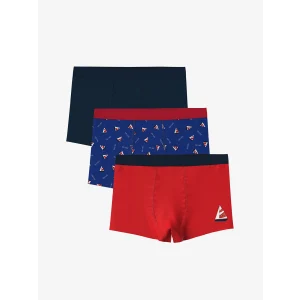LCW Kids Mavi Baskılı Erkek Çocuk Boxer 3lü