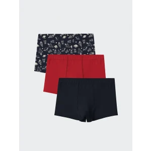 LCW Kids Lacivert Erkek Çocuk Boxer 3lü