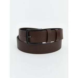 LCW ACCESSORIES Kahverengi Hakiki Deri Erkek Kemer