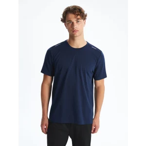 XSIDE ACTIVE Indigo Bisiklet Yaka Kısa Kollu Erkek Spor Tişört