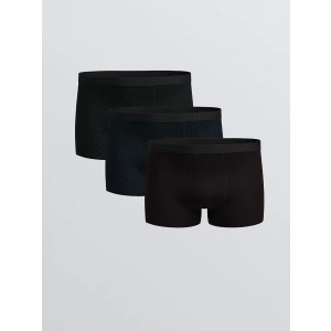 LC WAIKIKI Mavi Standart Kalıp Pamuklu Esnek Erkek Boxer 3lü