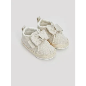 LCW STEPS Bej Fiyonk Detaylı Kız Bebek Yürüme Öncesi Ayakkabı