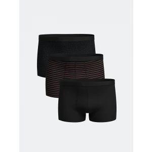 LC WAIKIKI Antrasit Standart Kalıp Pamuklu Esnek Erkek Boxer 3lü