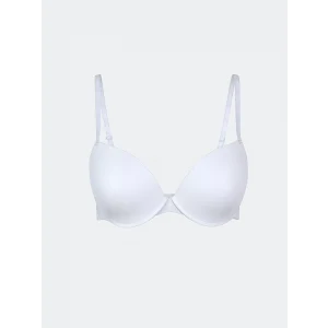 LCW DREAM Beyaz Balenli Dolgusuz Düz Tişört Sütyen