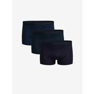 LC WAIKIKI Mavi Standart Kalıp Pamuklu Esnek Erkek Boxer 3lü