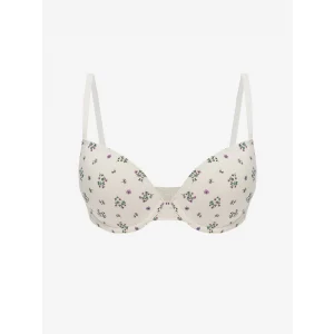 LCW DREAM Pembe Balenli Dolgusuz Çiçekli Tişört Sütyen