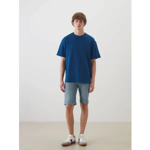 LCW Jeans Yeşil Süper Skinny Fit Erkek Jean Şort