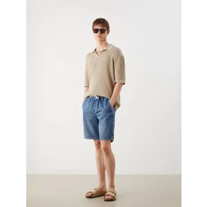 LCW Jeans Indigo Rahat Kalıp Erkek Jean Şort