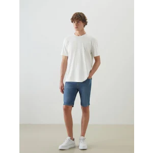 LCW Jeans Indigo Slim Fit Erkek Jean Şort