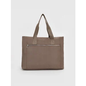 LCW ACCESSORIES Kahverengi Fermuarlı Kadın Kol Çantası