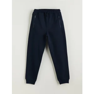 LCW Kids Lacivert Beli Lastikli Erkek Çocuk Jogger Eşofman Altı