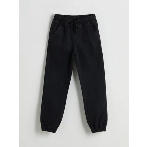 LCW Kids Siyah Beli Lastikli Erkek Çocuk Jean Pantolon