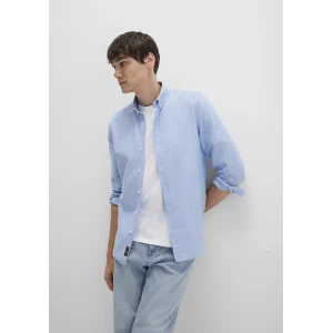 Mavi 0211710-90934 Çizgili Mavi Gömlek