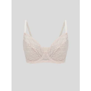 LCW DREAM Pembe Balenli Dolgusuz Dantelli Tişört Sütyen