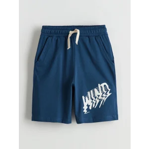 LCW Kids Indigo Beli Lastikli Erkek Çocuk Şort