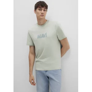 Mavi 0612896-83995 Mavi Logo Baskılı Yeşil Tişört