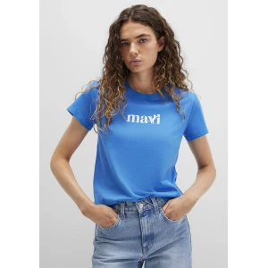 Mavi 1613388-70902 Mavi Baskılı Mavi Tişört