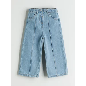 LCW Kids Mavi Beli Ayarlanabilir Kız Çocuk Jean Pantolon