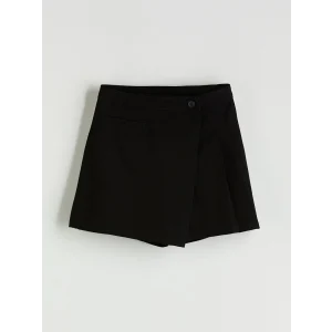 LCW Kids Siyah Basic Kız Çocuk Şort Etek