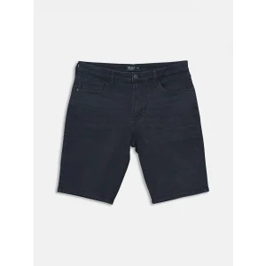 LCW Jeans Siyah Regular Fit Erkek Jean Şort