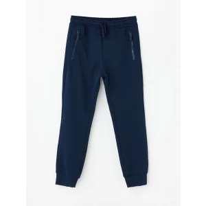 LCW Kids Lacivert Beli Lastikli Erkek Çocuk Jogger Eşofman Altı