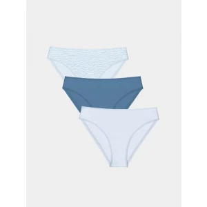 LCW DREAM Lila Desenli Bikini Külot 3lü Paket