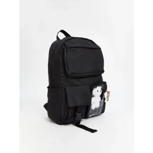 LCW ACCESSORIES Siyah Laptop Bölmeli Kız Çocuk Okul Çantası