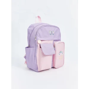 LCW ACCESSORIES Lila Çok Bölmeli Kız Çocuk Sırt Çantası